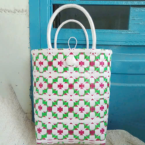 PP PLASTIC WICKER RATTAN BAG