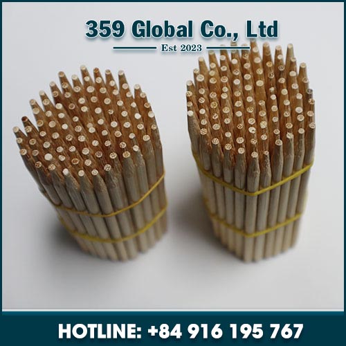 Bamboo pole for ice cream or calculation stick