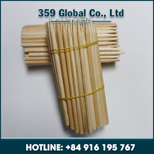 Bamboo pole for ice cream or calculation stick