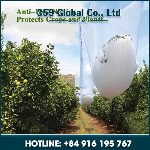Hail netting