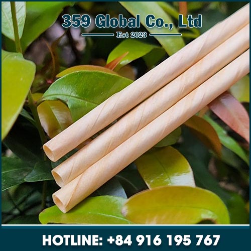 Wooden straws