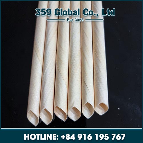 Wooden straws