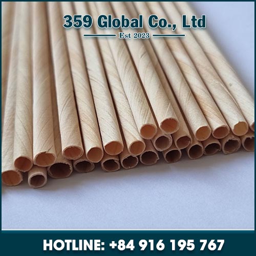 Wooden straws