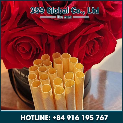 Wooden straws