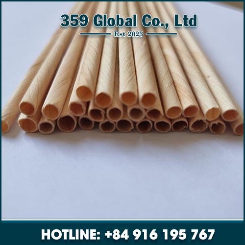 Wooden straws