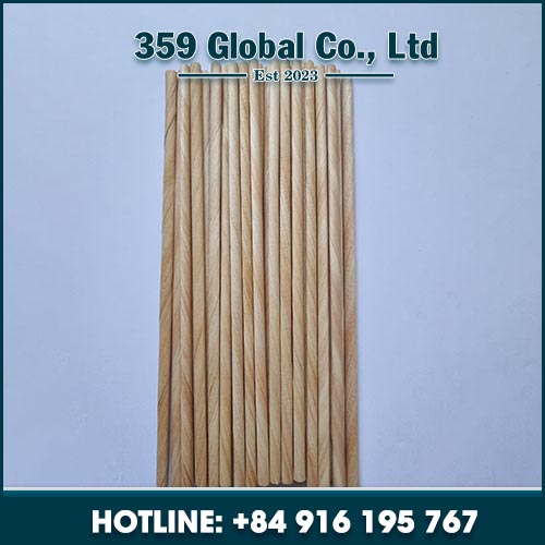Wooden straws