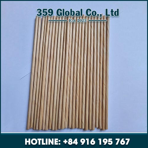 Wooden straws